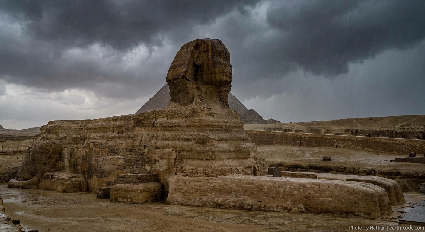 Sphinx Water Erosion - Built Over 7000 Years Ago?